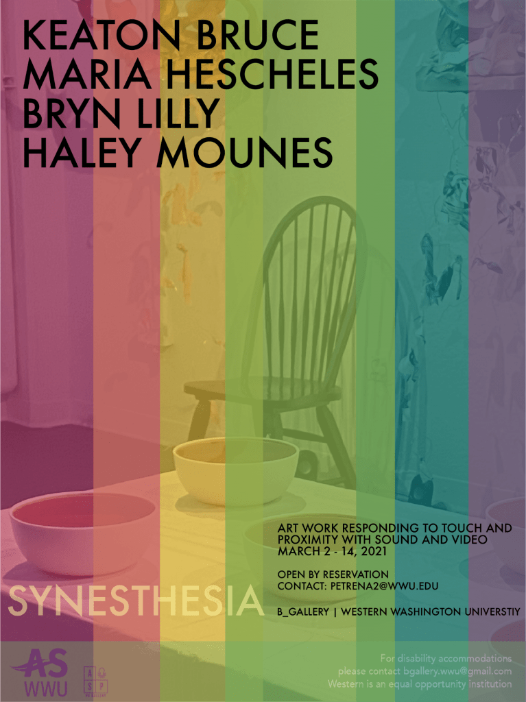 Synesthesia Now thru March 14th inside the B_Gallery