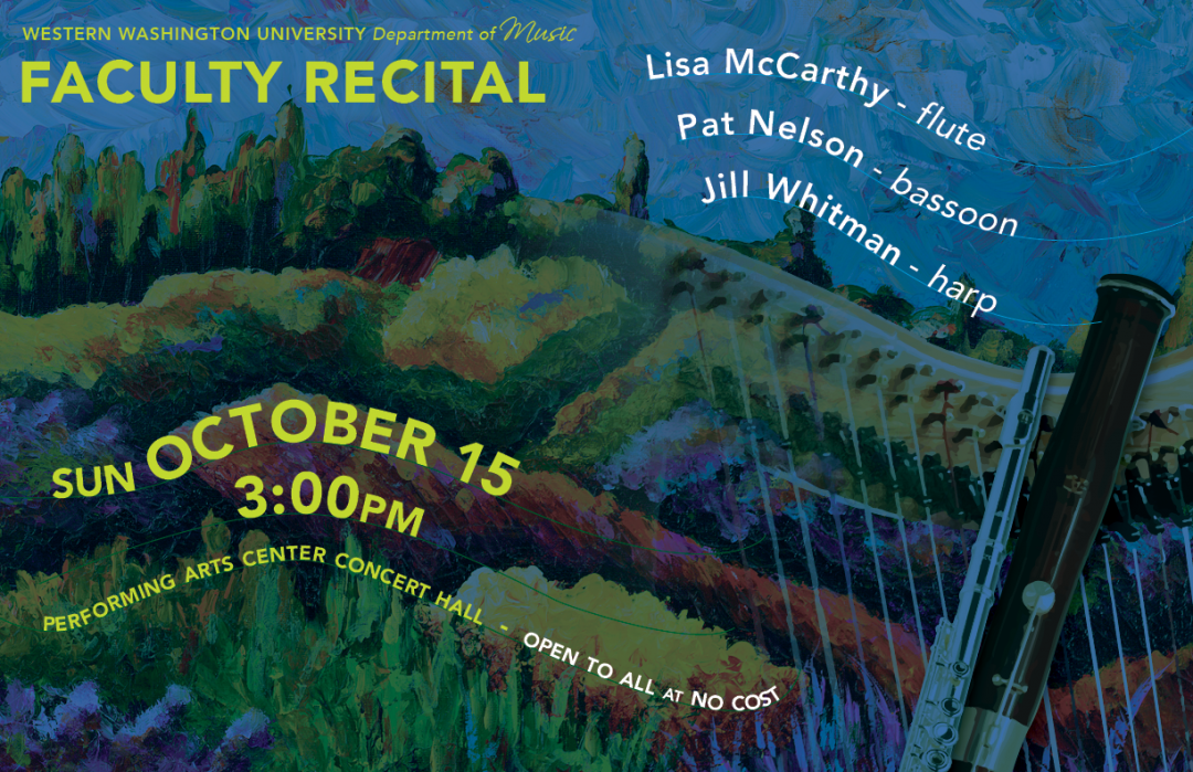 Oct 15th, 2017 – Faculty Recital with Lisa McCarthy, Pat Nelson and Jill Whitman
