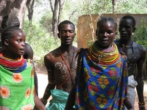 Turkana women's presence is strong; the chanting, sometimes overpowering
