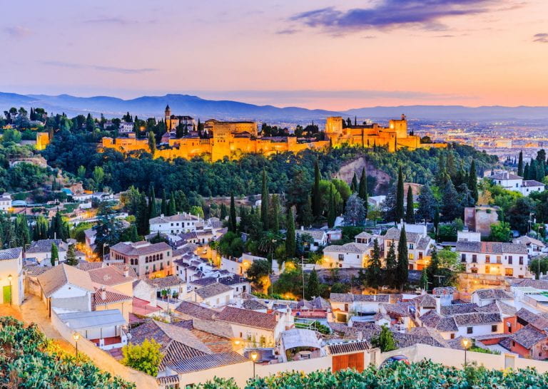 A view over Granada, Spain